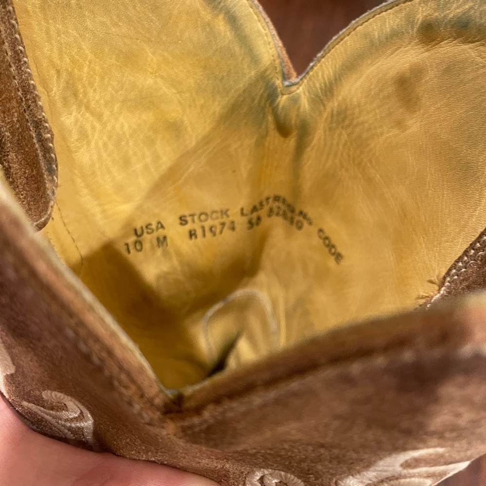 Corral Brown Embroidered Heeled Boots - image 4